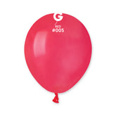 Globo 5" A50 Rojo "Red 045" 100uds